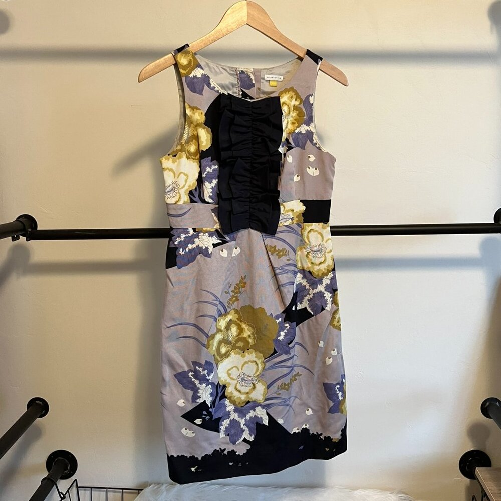 Anthropologie Leifsdottir Quarry Lake Silk Blend Sleeveless Dress
